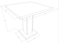Dobozos asztal 80x80 méretrajz